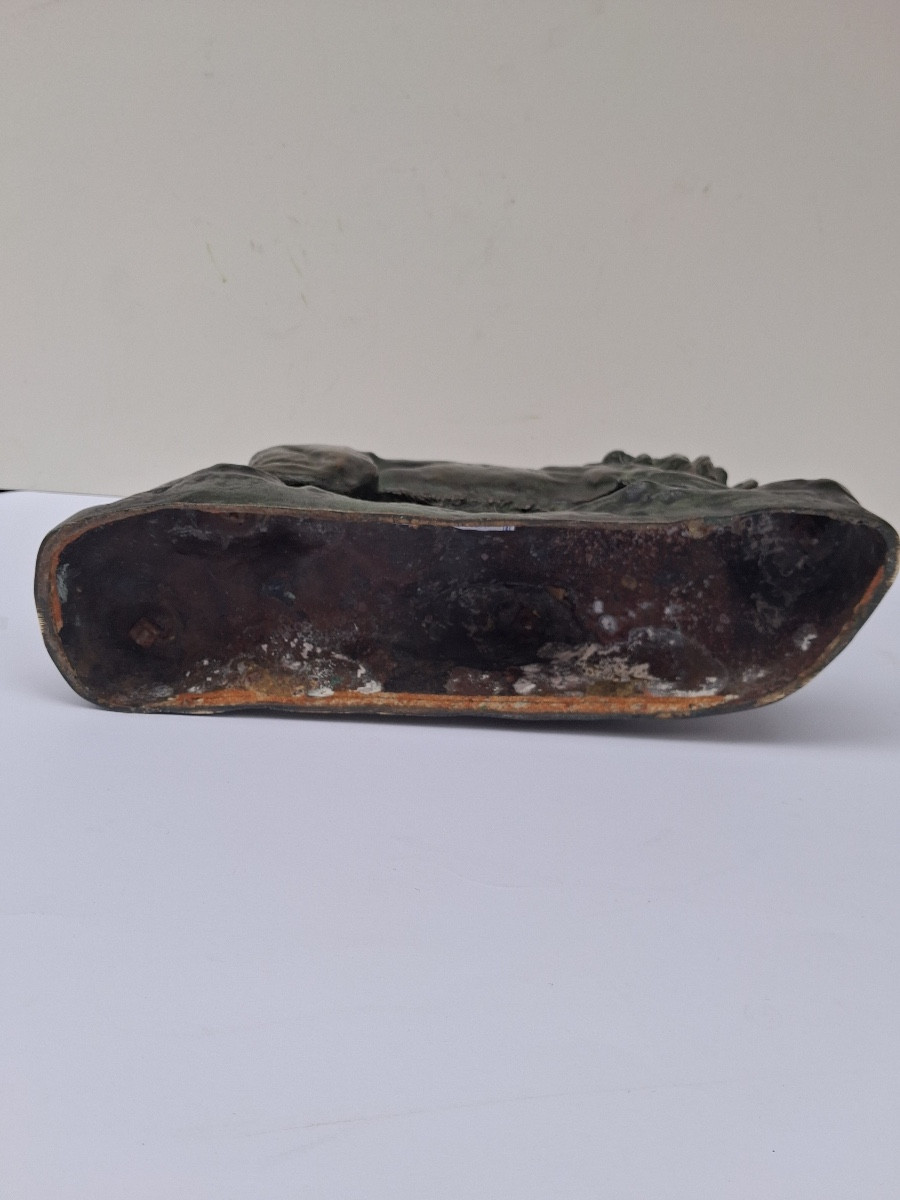 Bronze Signed By Thomas François Cartier (1879-1936) Roaring Lion -photo-3