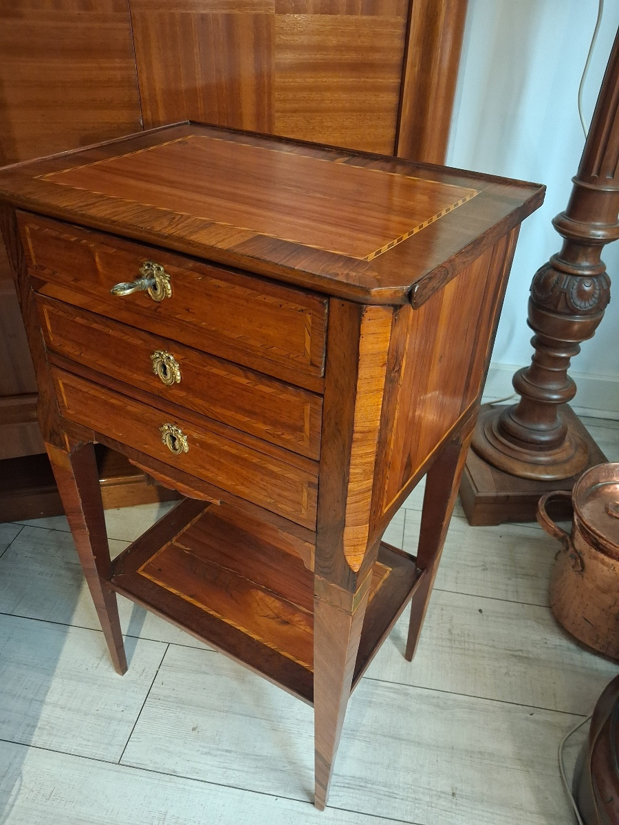 Louis XVI Style Coffee Table Or Side Table, Early 19th Century-photo-4