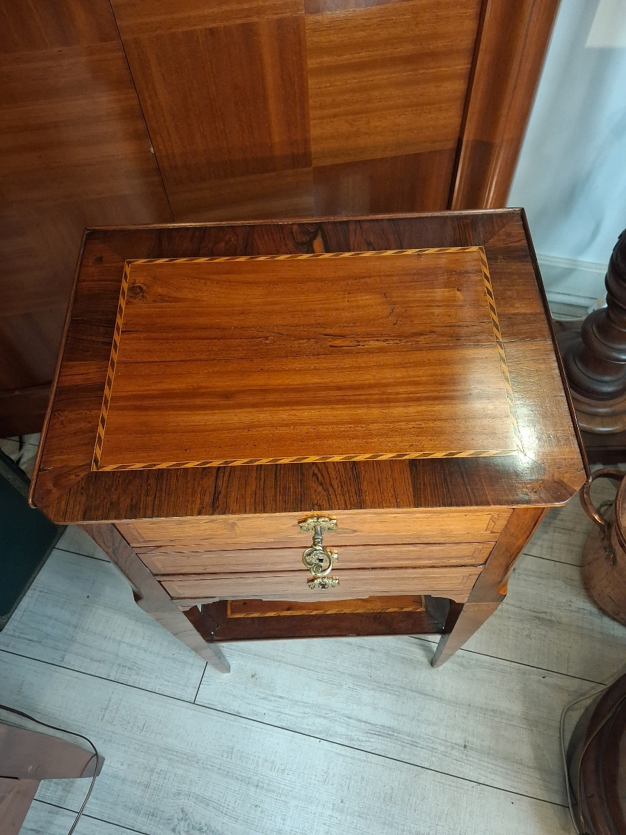 Louis XVI Style Coffee Table Or Side Table, Early 19th Century-photo-1