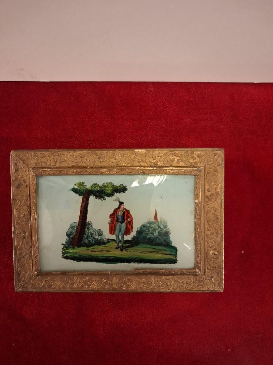 Rectangular Sugared Almond Box, In Glass, 19th C-photo-5