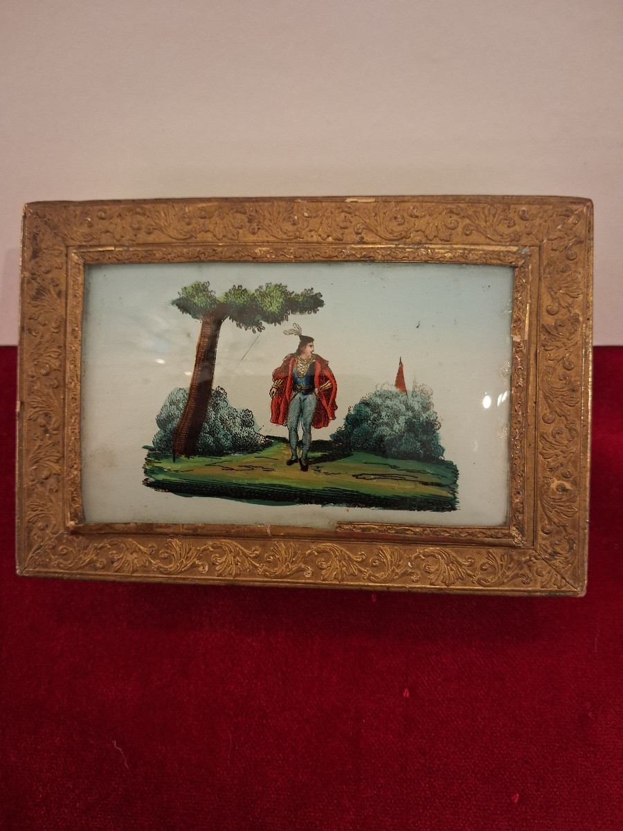 Rectangular Sugared Almond Box, In Glass, 19th C-photo-7