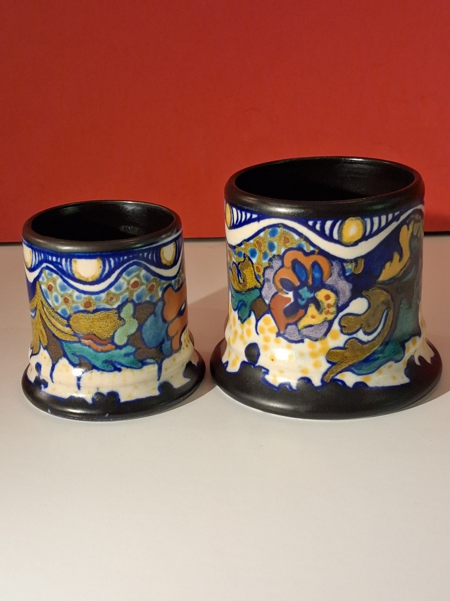 Gouda Holland Plazuid Corona Ceramic Smoking Set-photo-2