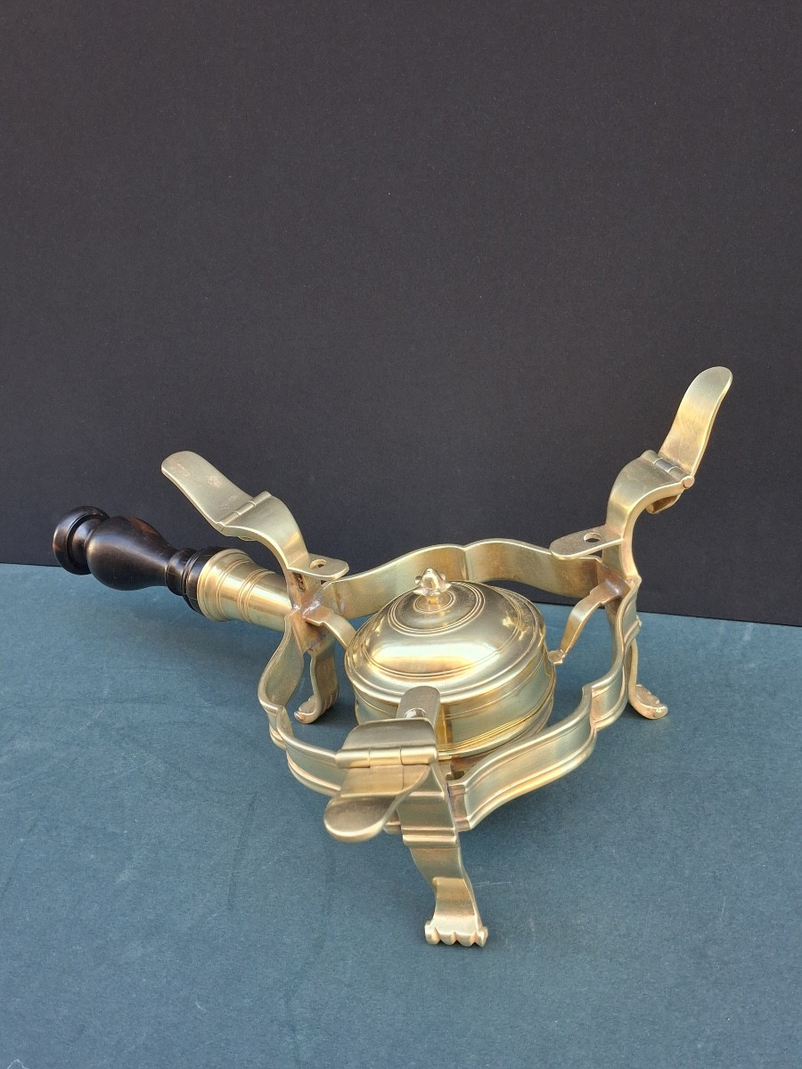 Complete 18th Century Tripod Table Stove-photo-4