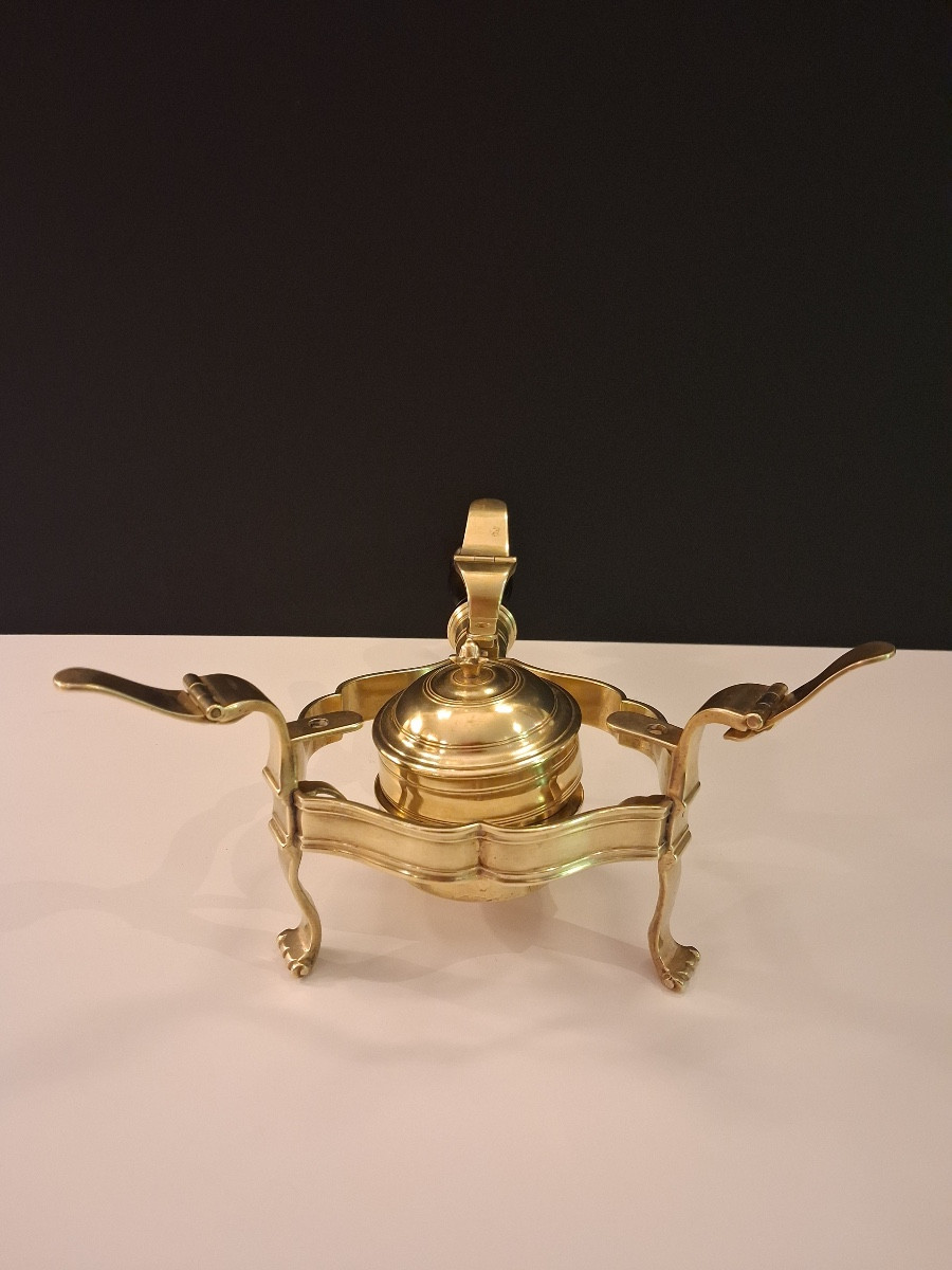 Complete 18th Century Tripod Table Stove-photo-1