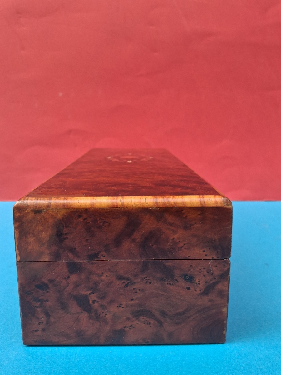 Jewelry Box Or Case With Key, 19th Century-photo-1