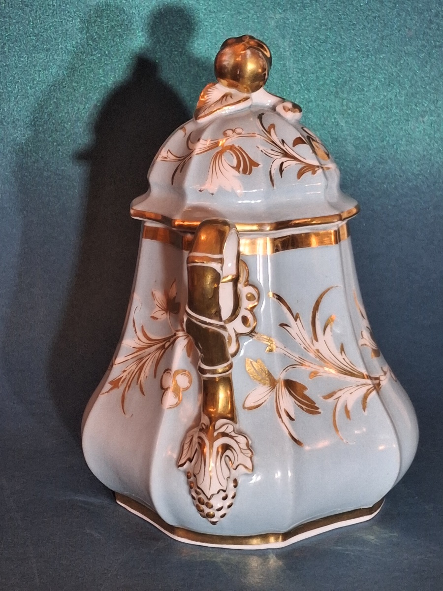 19th-century "vieux Paris" Porcelain Sugar Bowl-photo-2