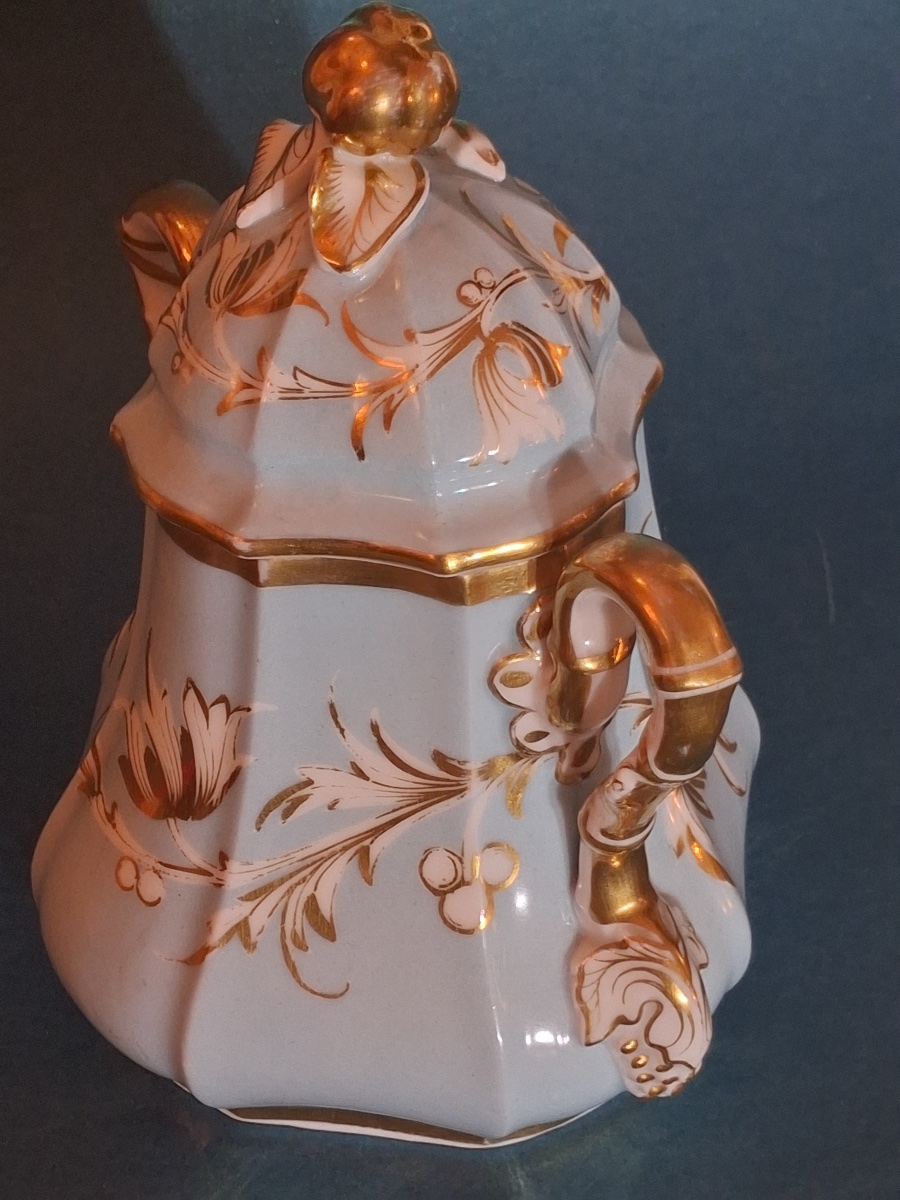 19th-century "vieux Paris" Porcelain Sugar Bowl-photo-4