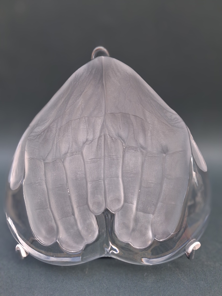 Daum Crystal Paperweight, 21 X 21 Cm, Designed By Tony Morgan, Edition 141 Of 500 -photo-2