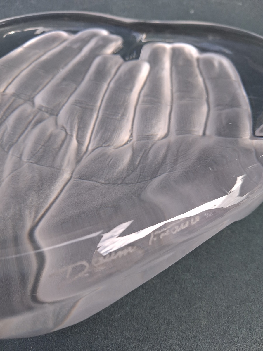 Daum Crystal Paperweight, 21 X 21 Cm, Designed By Tony Morgan, Edition 141 Of 500 -photo-3