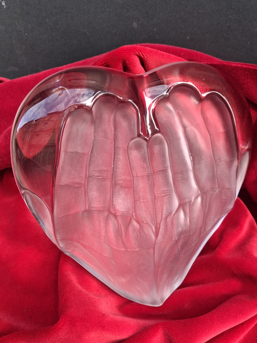 Daum Crystal Paperweight, 21 X 21 Cm, Designed By Tony Morgan, Edition 141 Of 500 -photo-5