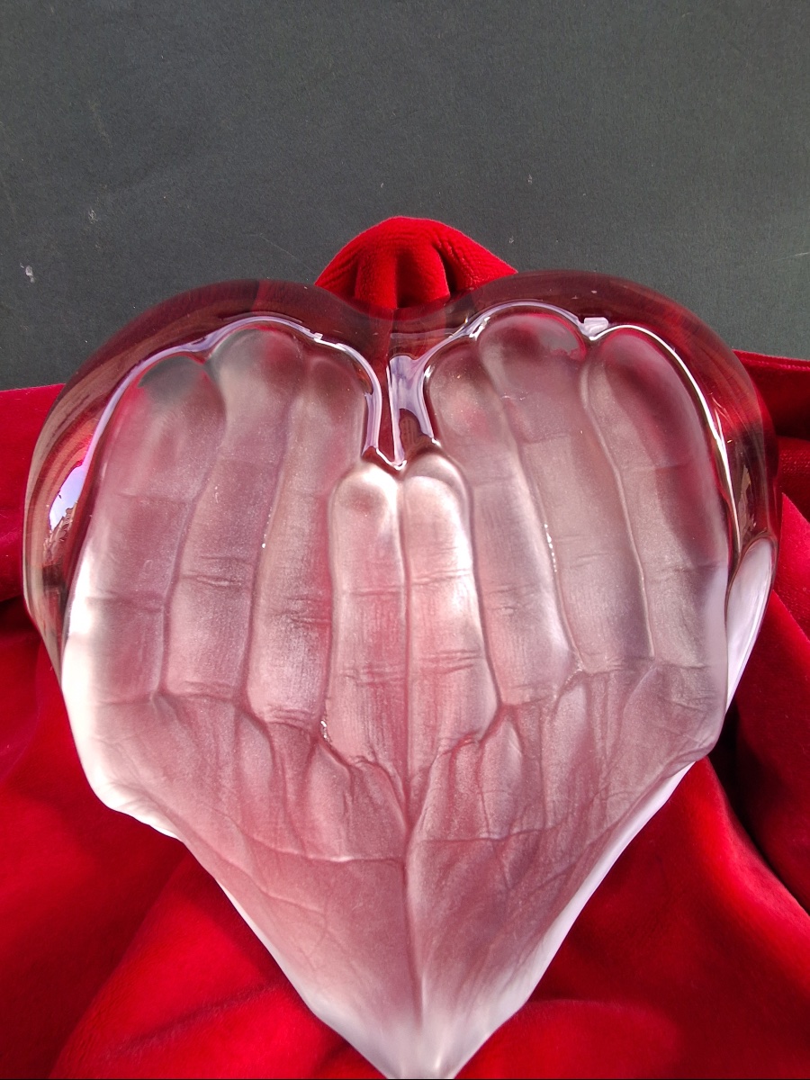 Daum Crystal Paperweight, 21 X 21 Cm, Designed By Tony Morgan, Edition 141 Of 500 