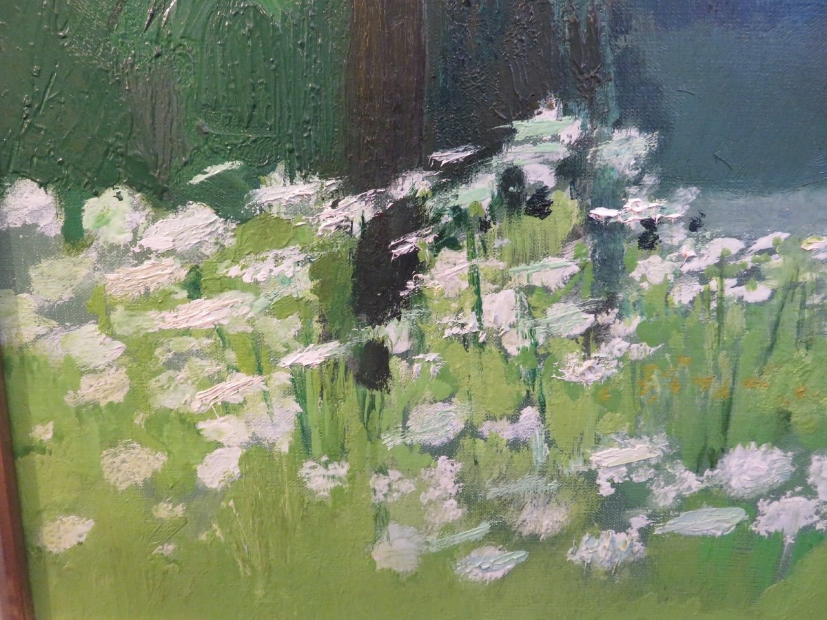 Guy Bardone (1927 - 2015 ) Prairie d'Ombelles -photo-6