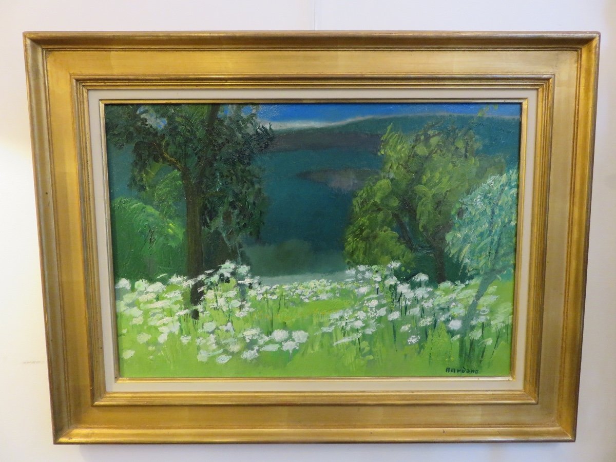 Guy Bardone (1927 - 2015 ) Prairie d'Ombelles -photo-8