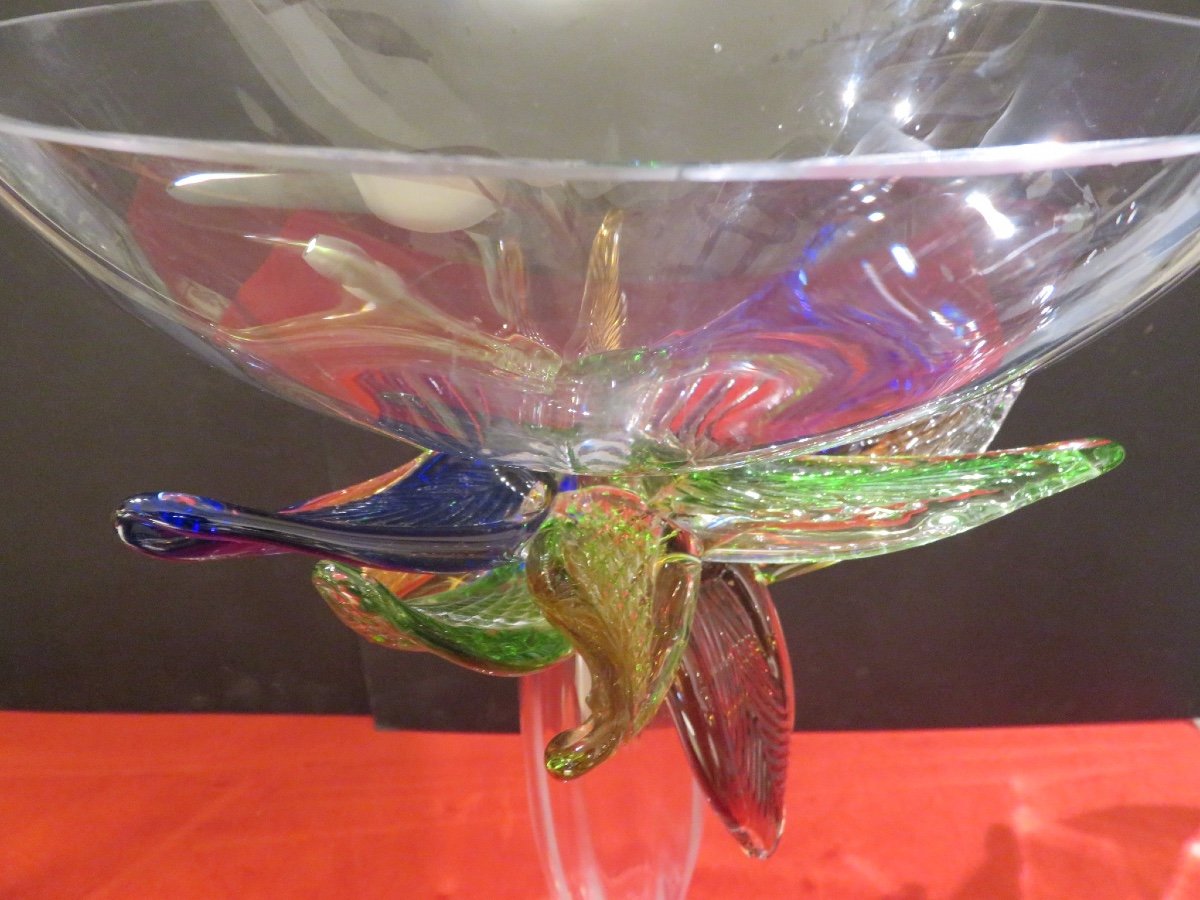 Coupe d'ornement en cristal de  Boris Sipek (1949 - 2016 ) modèle -photo-2