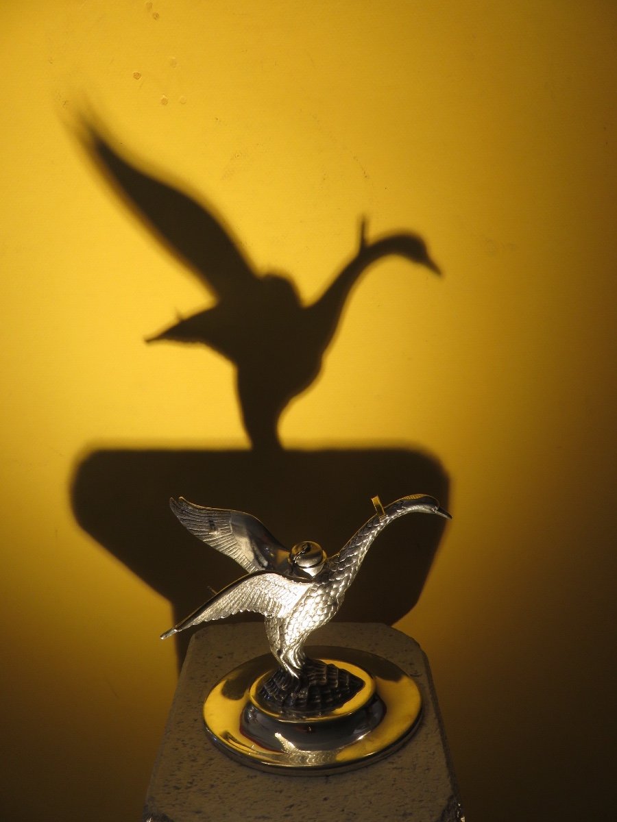 Chauffe verre Art Déco  en métal argenté, pour mettre à  bonne température le cognac -photo-4