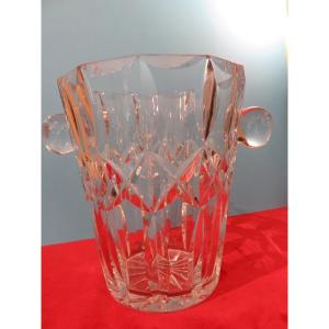 20th Century Cut Crystal Champagne Bucket