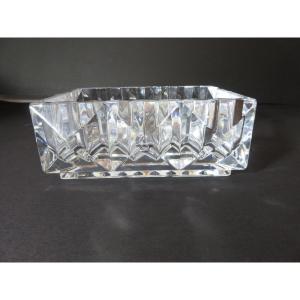 Vide poches ou cendrier en cristal de Baccarat modèle " Louxor " dans son coffret d'origine 