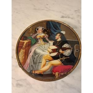 Important Box Under Glass ( 17 Cm ) Dating From The Early XIX ème 