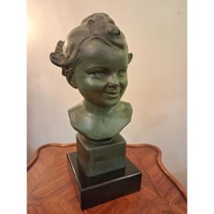 Art Deco Period Spelter Sculpture, "festival Day" Signed By Hugo Cipriani (1887-1960)