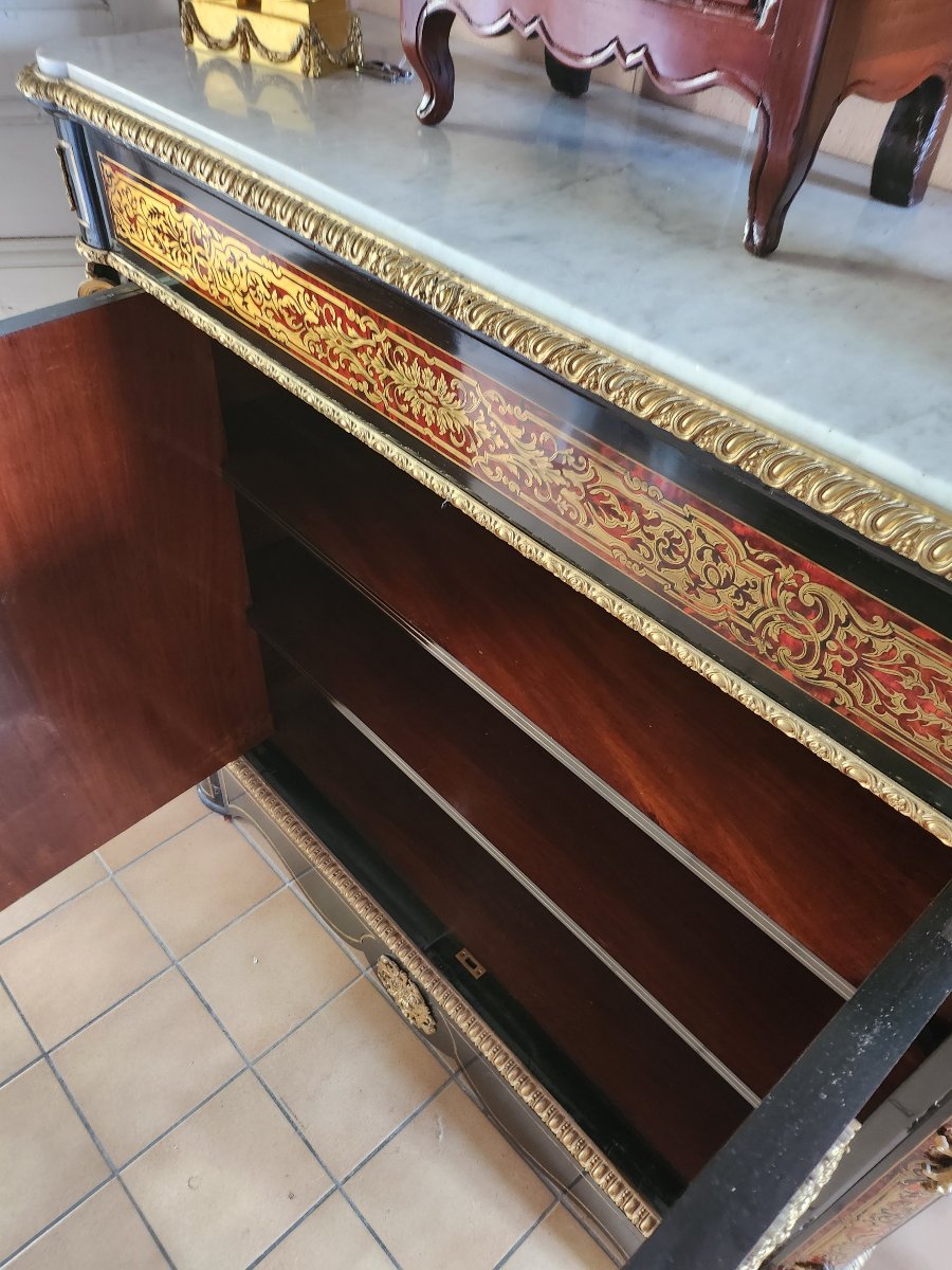 19th-century Piece Of Furniture Made Of Tortoiseshell-photo-2