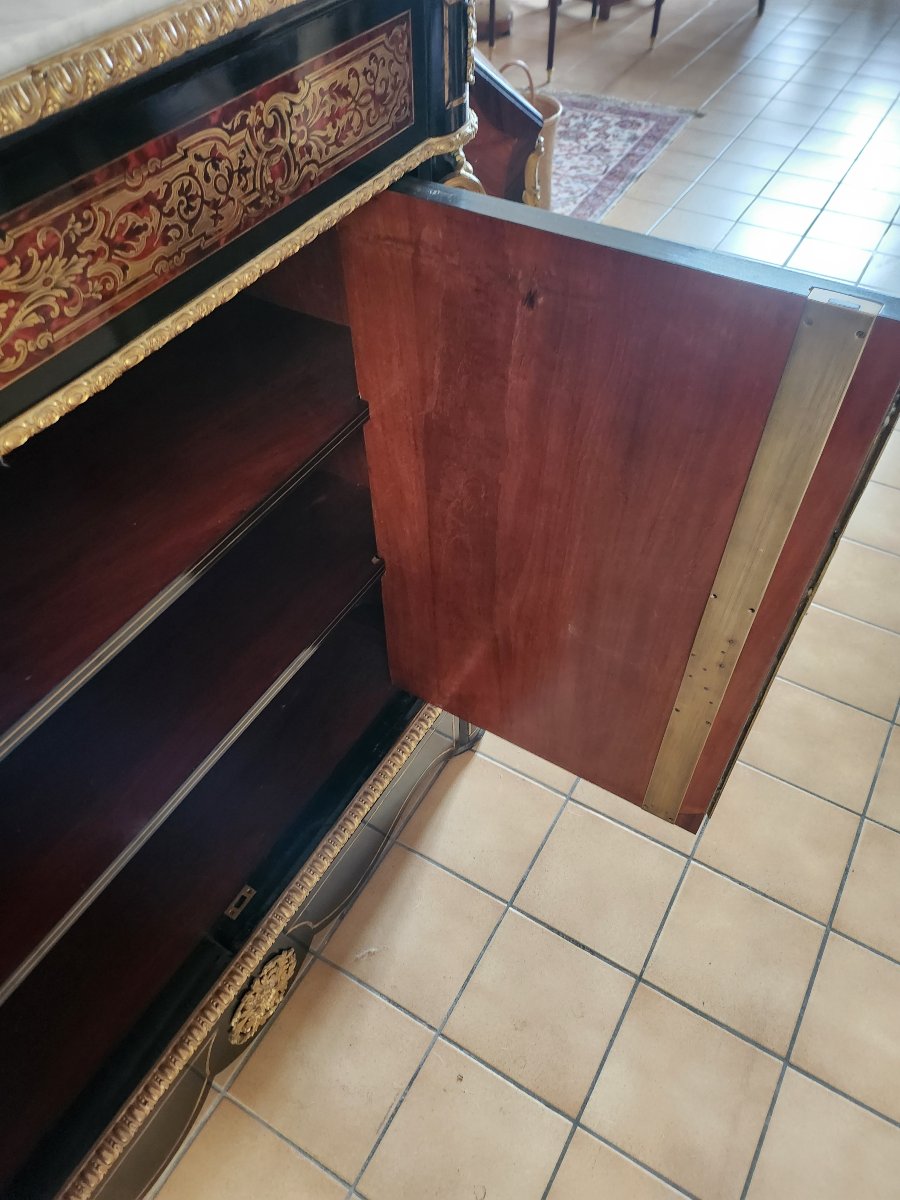 19th-century Piece Of Furniture Made Of Tortoiseshell-photo-3