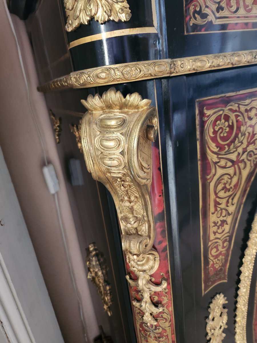 19th-century Piece Of Furniture Made Of Tortoiseshell-photo-6