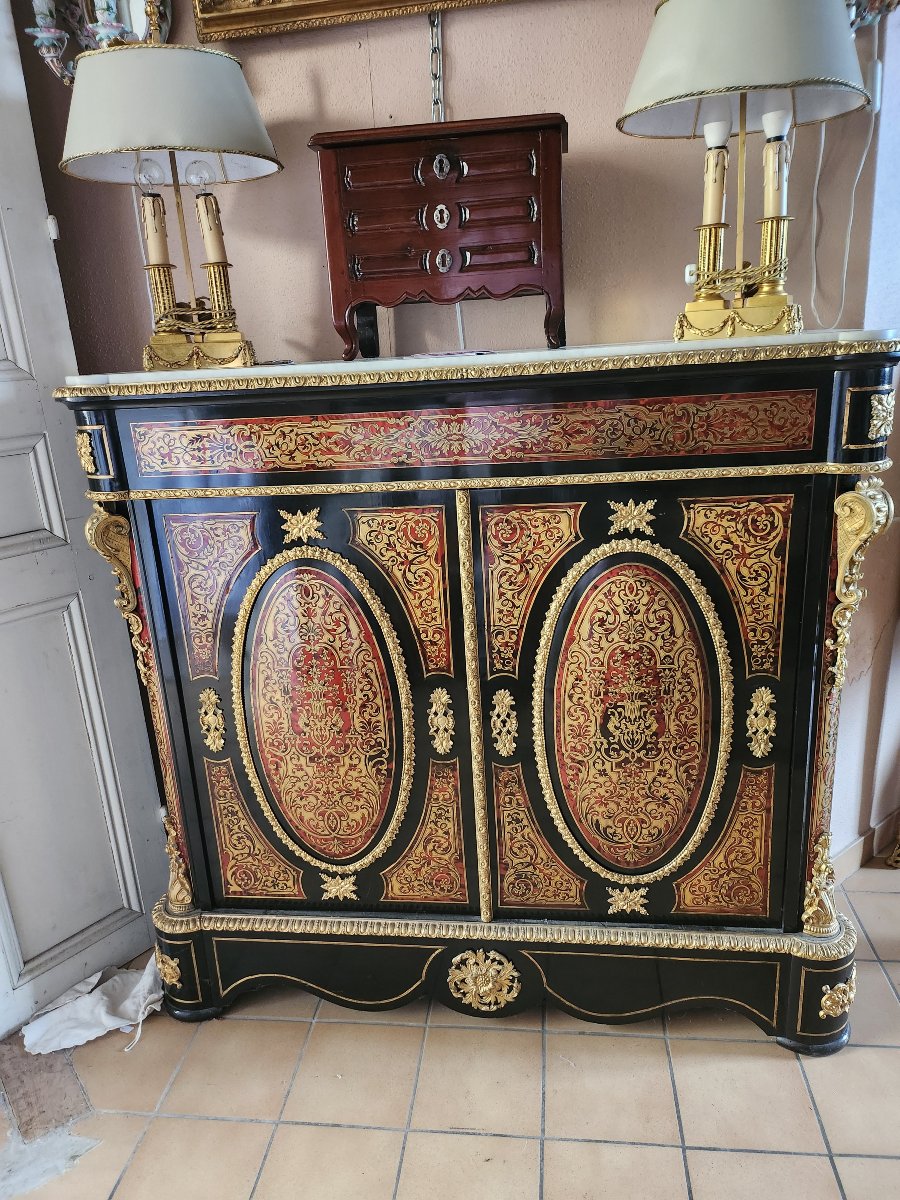 19th-century Piece Of Furniture Made Of Tortoiseshell