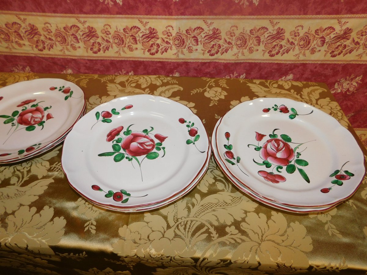 Assiettes Faience Luneville-photo-3