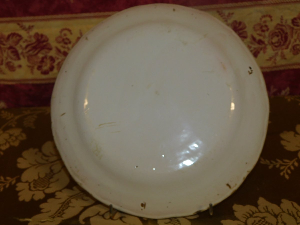 Chinese Decor Faience Plates-photo-2