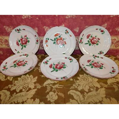 Assiettes Faience Luneville