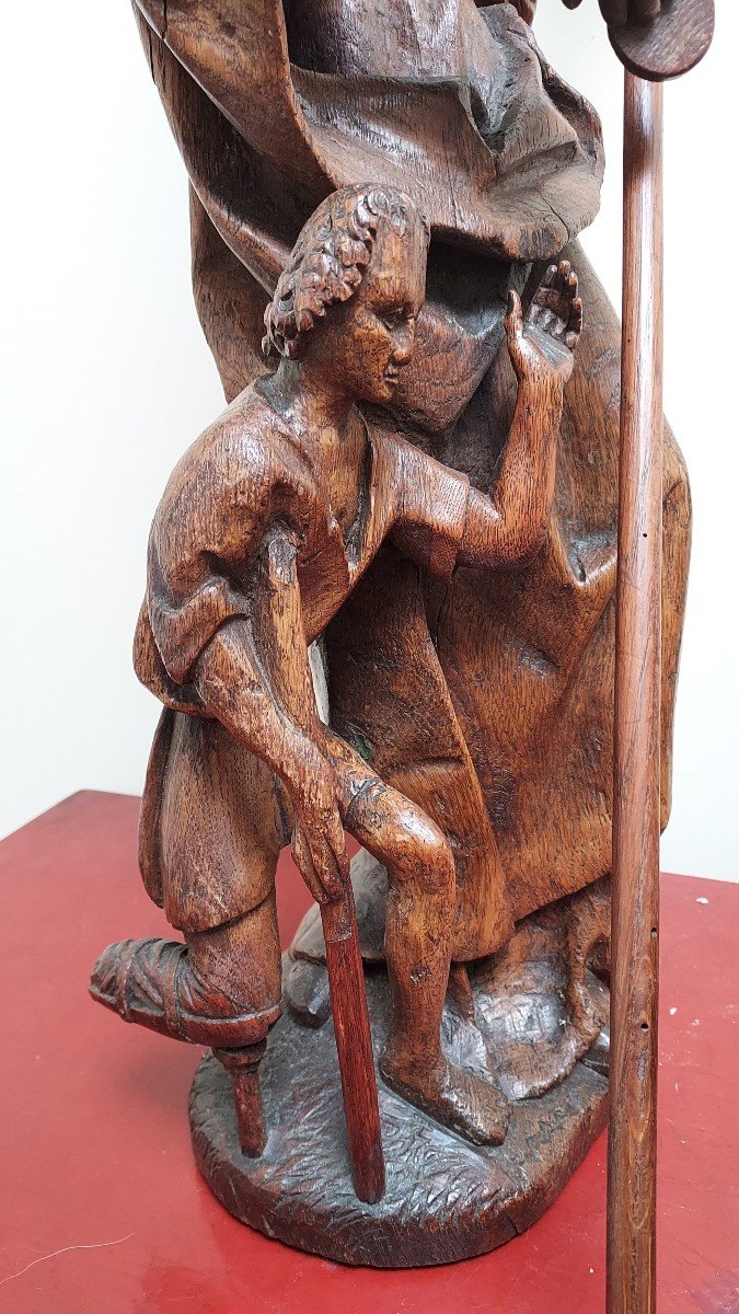 Saint Gregory, Carved Wood, 16th-photo-7