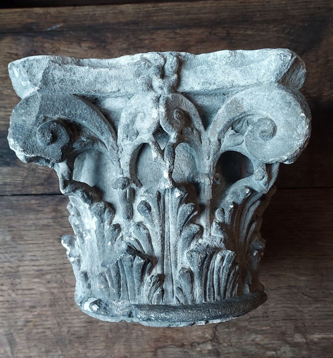 Haut De Chapiteau Roman,pierre-photo-2