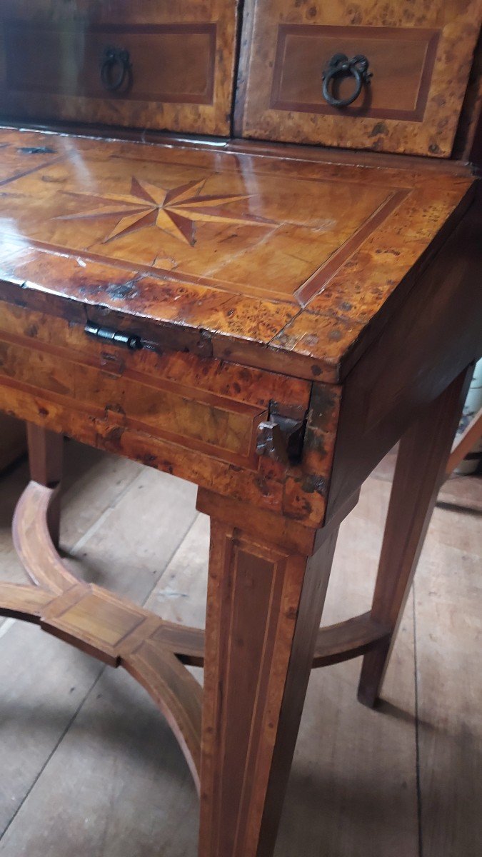 Germany 18th, Beautiful Marquetry Desk-photo-3