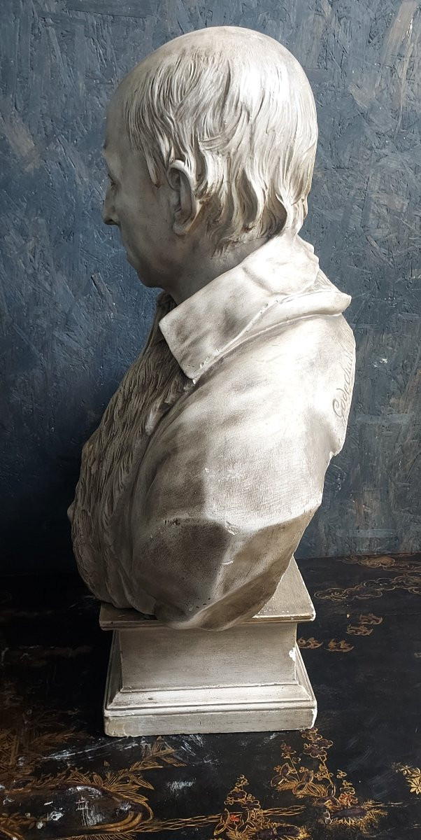 Gilles Lambert Godecharle:"Laurent Delvaux",1824,plâtre signé-photo-1