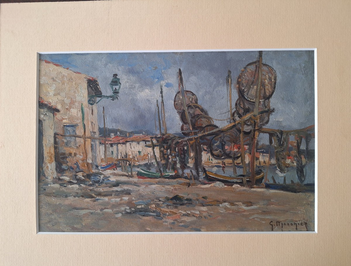 Georges Maroniez, Fishing Port And Its Nets