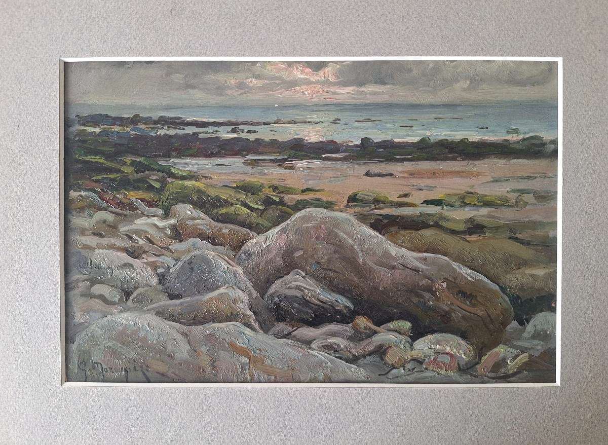 Georges Maroniez, baie rocheuse.