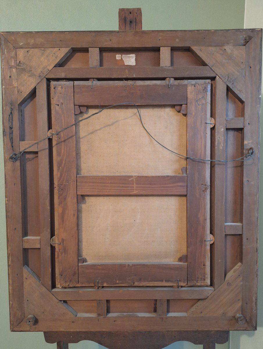 École hollandaise fin XVII, nature morte aux raisins, agrumes, cerise et papillons-photo-2