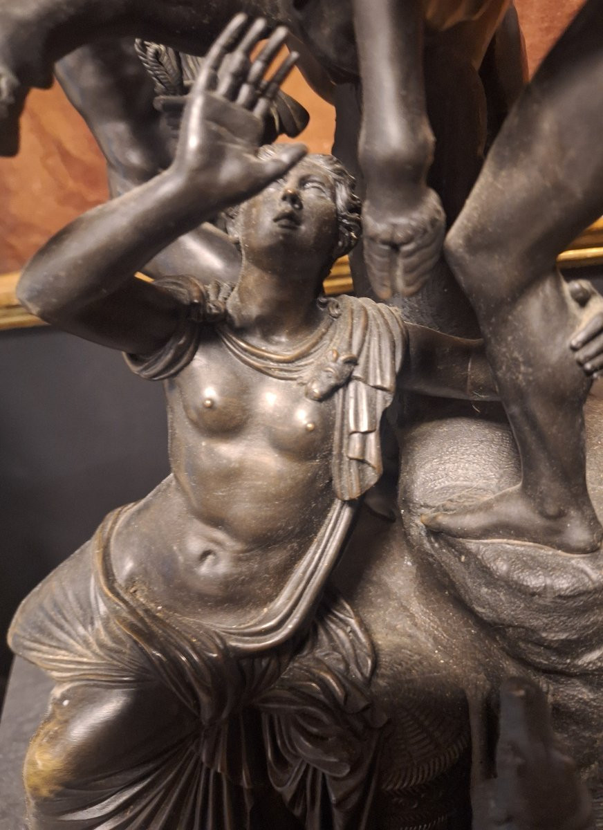 Bronze Group Circa 1800, Representing The Farnese Bull-photo-8