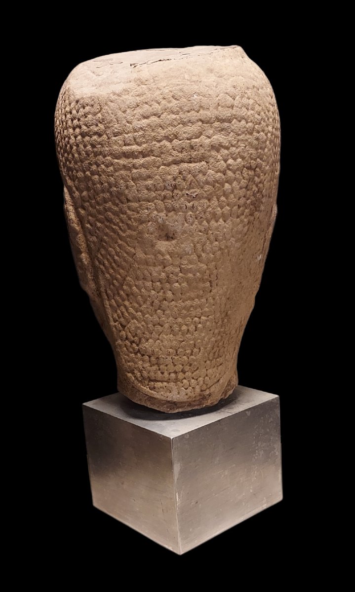 Buddha Head, Carved Stone, 16th Century, Thailand -photo-2