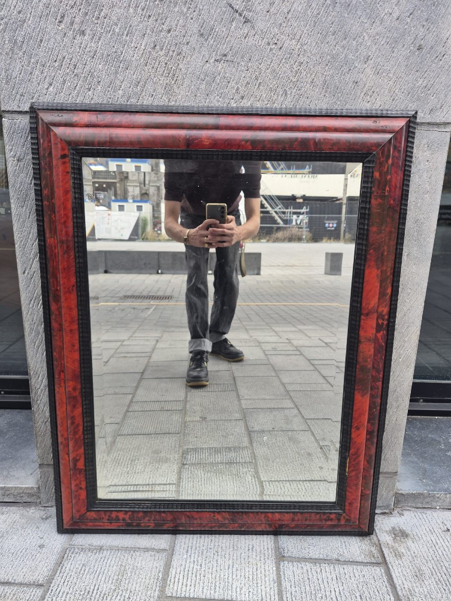 17th-century Flemish Frame Made Of Ebony And Tortoiseshell -photo-3