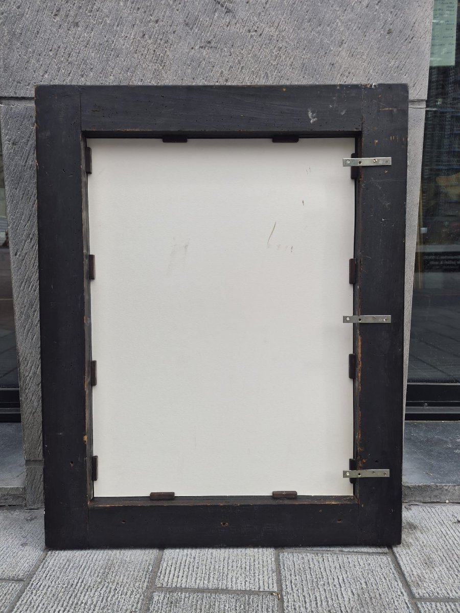 17th-century Flemish Frame Made Of Ebony And Tortoiseshell -photo-1