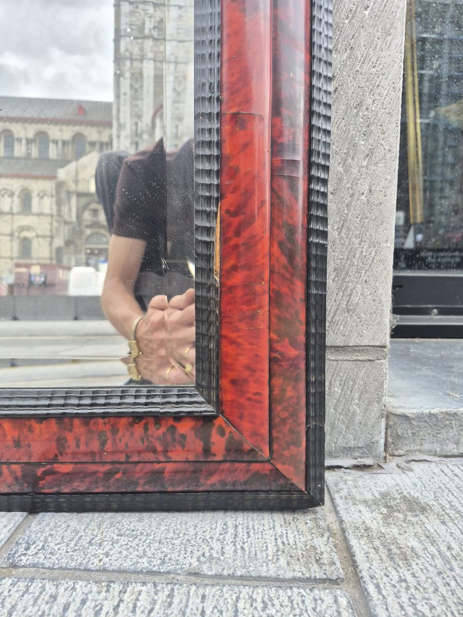 17th-century Flemish Frame Made Of Ebony And Tortoiseshell -photo-2