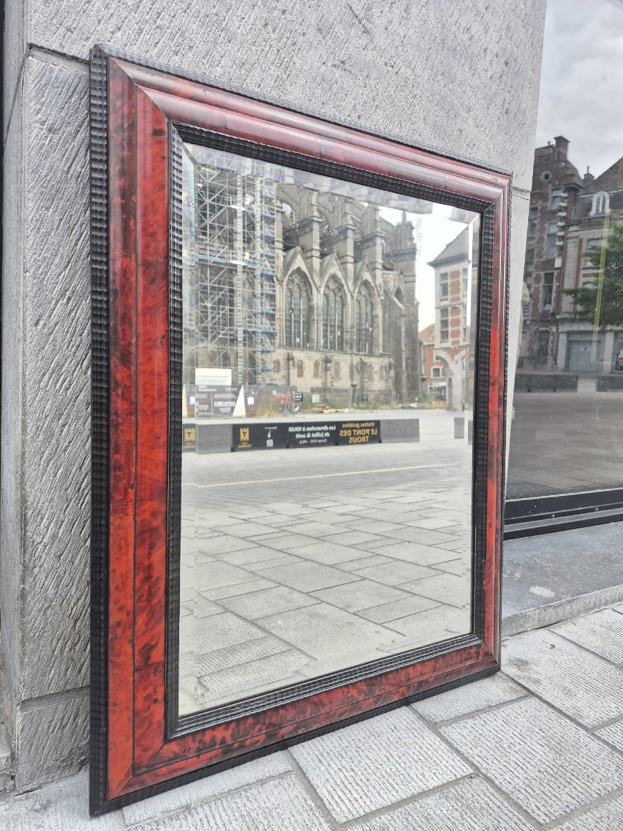 17th-century Flemish Frame Made Of Ebony And Tortoiseshell 