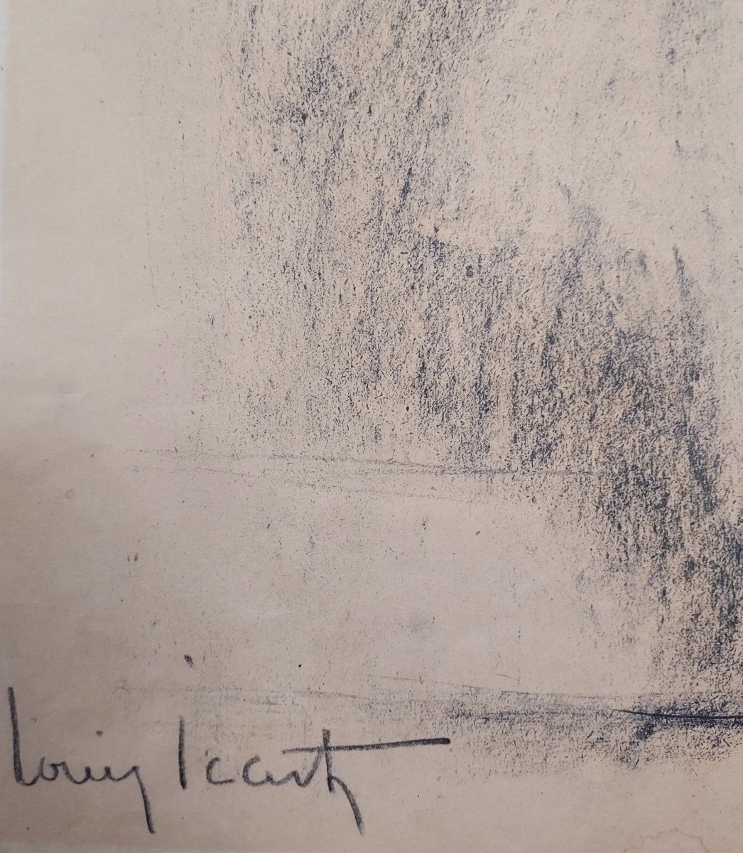 Louis Icart, Original Signed Drawing-photo-3