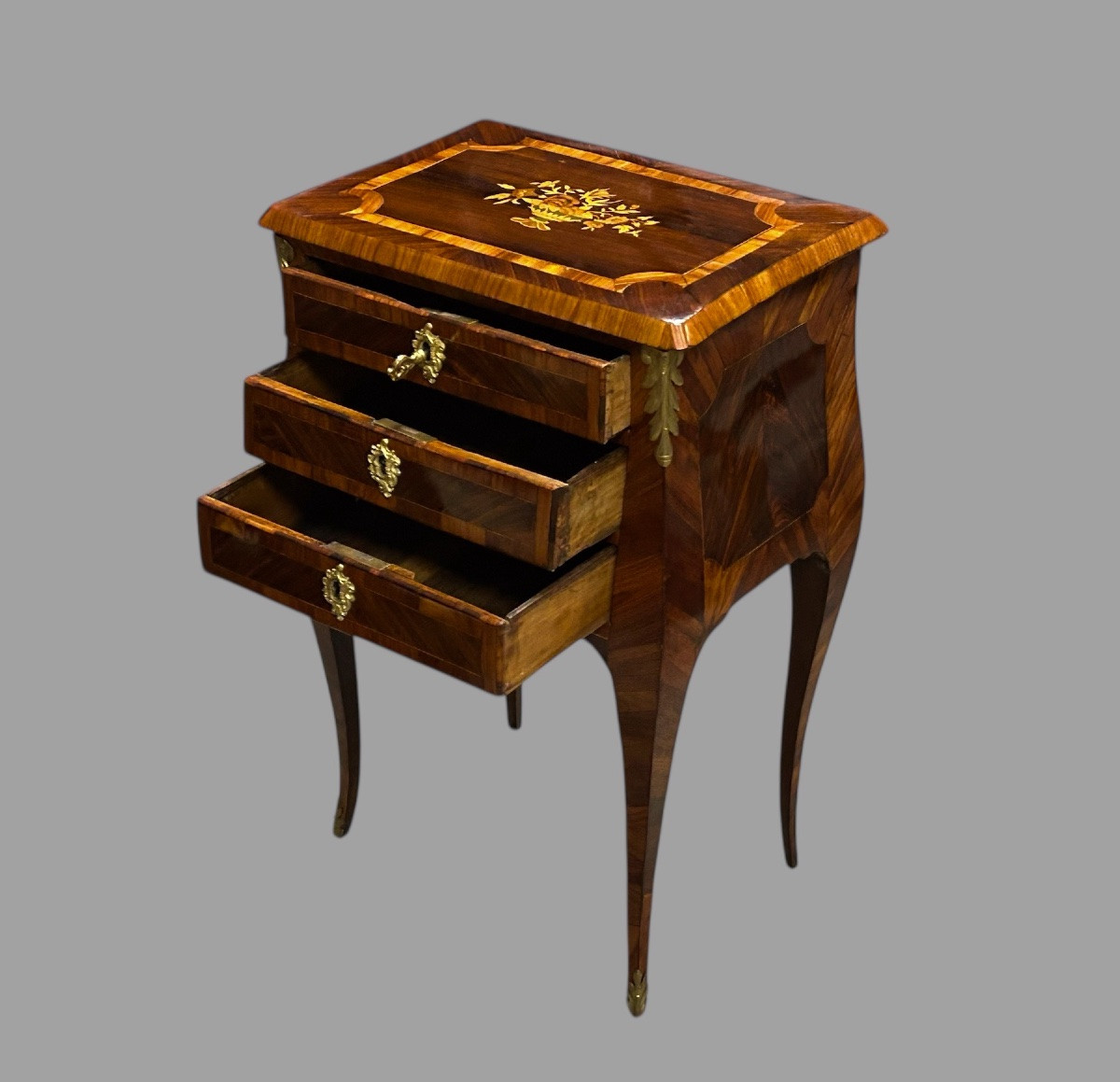 Petite table de salon Louis XV-photo-4