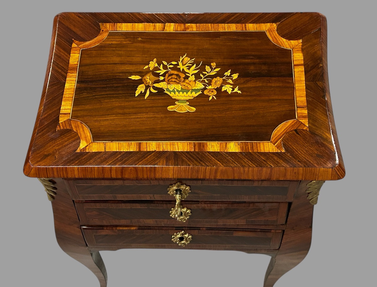 Petite table de salon Louis XV-photo-3