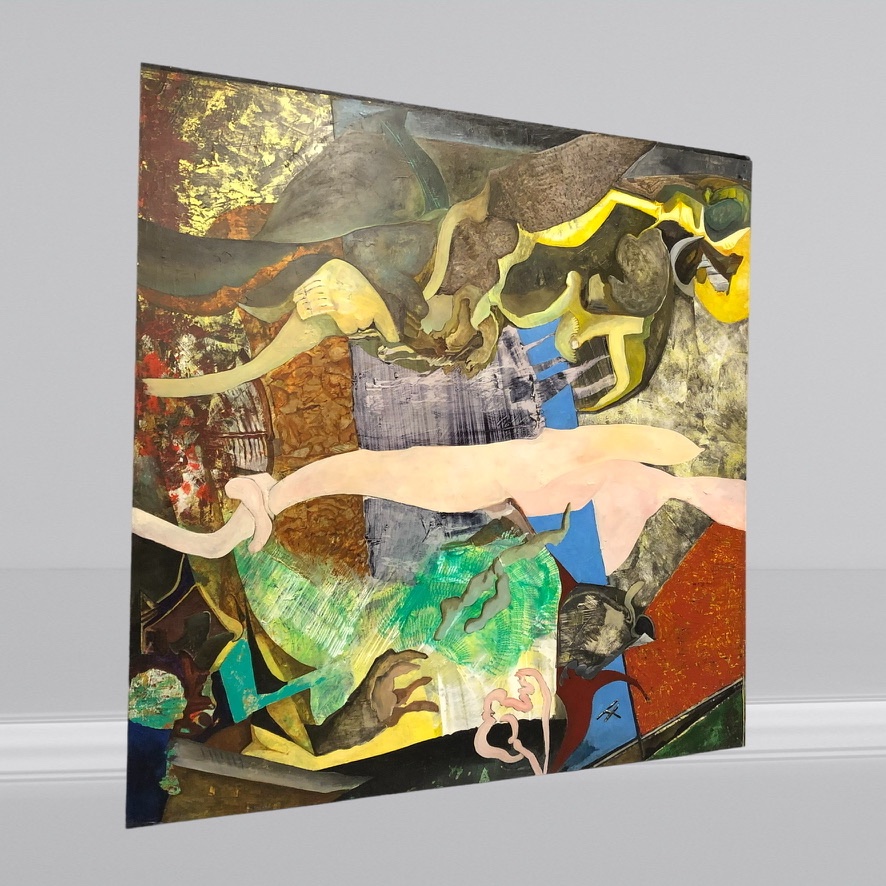 Deux peintures sur zinc du peintre français Schoendorff-photo-3