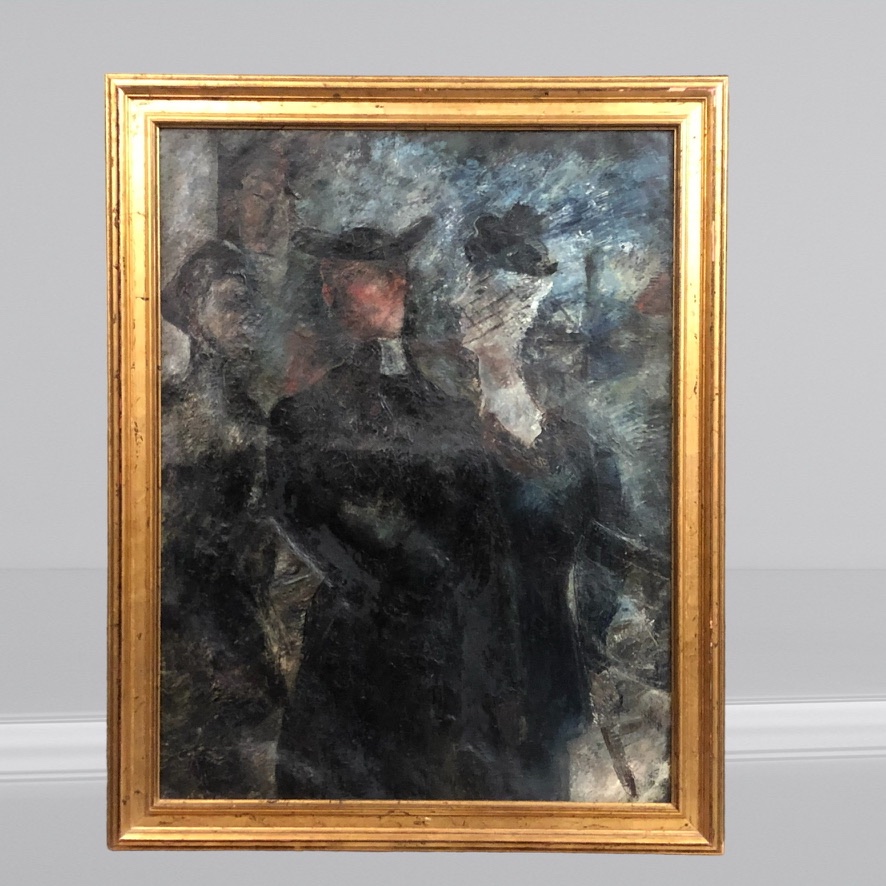 Oil Painting On Canvas Signed Edouard Goerg 1893-1969-photo-1