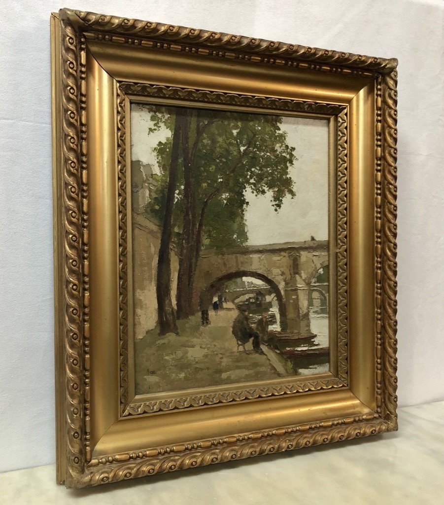Tableau Huile sur panneau -photo-1