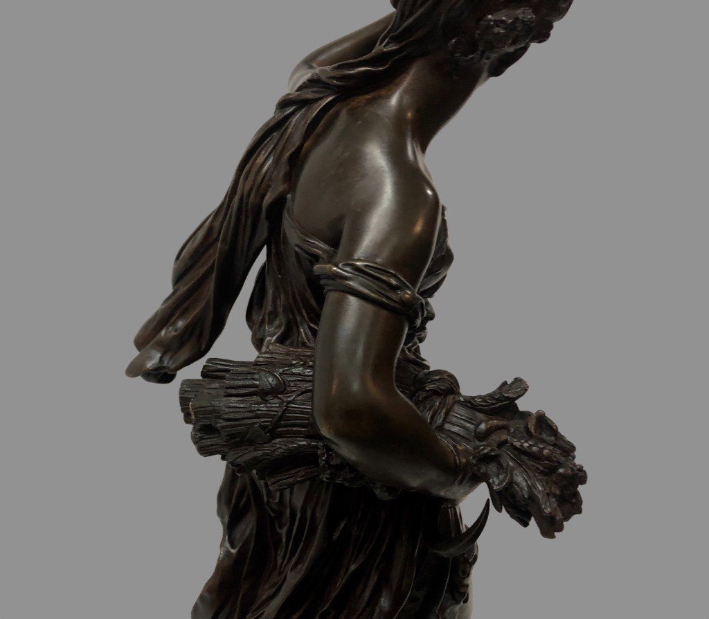 Bronze Sculpture Signed Moreau Mathurin-photo-2